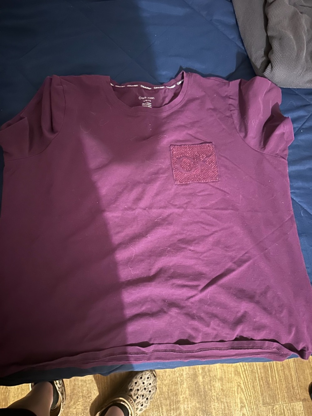 Crewcuts Girls Plum Pocket Tee